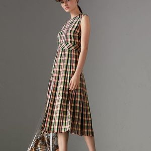 Burberry Aria Achni Plaid Dress